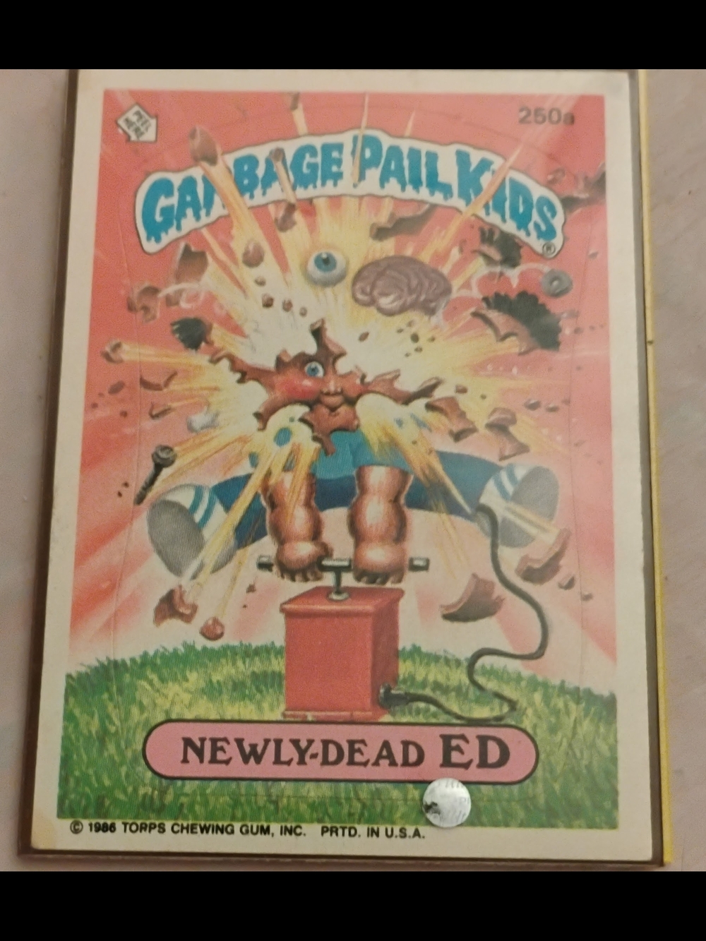 Garbage Pail Kids Newly-Dead Ed Trading Card - Pink
